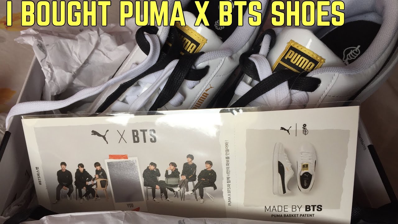 unboxing puma x bts