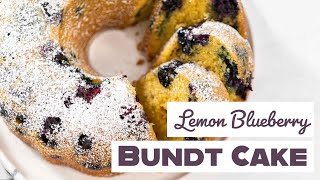 Lemon Blueberry Bundt Cake