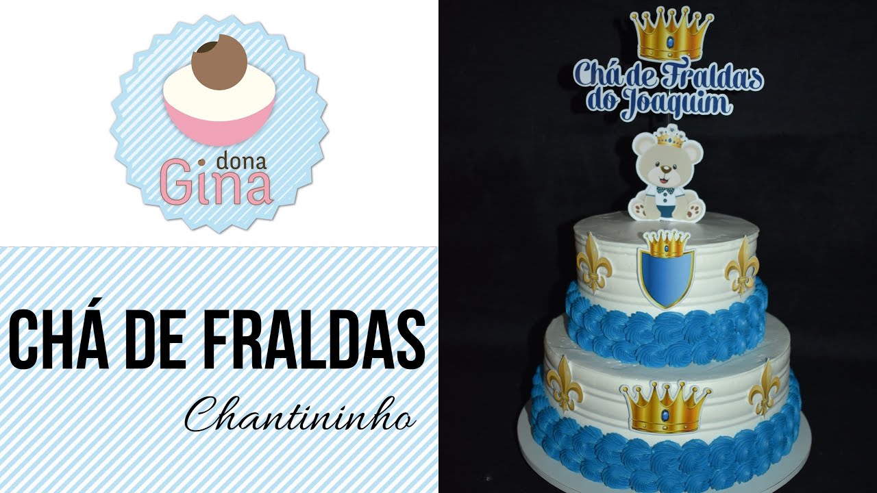 Bolo Masculino em Chantininho  Simple cake designs, Candy birthday cakes,  Buttercream cake decorating