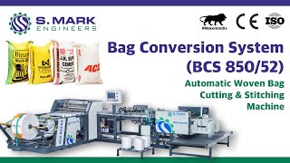 Automatic Woven Bag Cutting and Stitching Machine | BCS Machine (Bag Conversion System) screenshot 5
