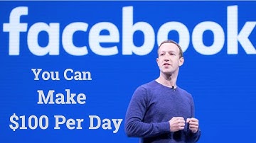 How to Make $100 Per Day From Facebook With This 1 Trick Secret