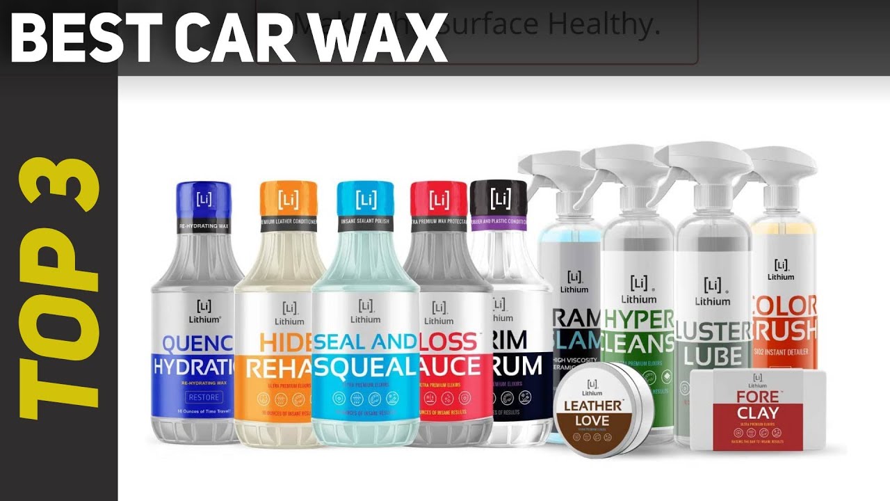 Best Car Wax 2022 Top 3 Car Wax YouTube