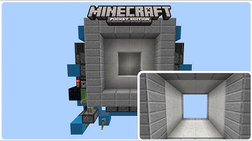 Minecraft SEAMLESS, DOUBLE SIDED and TINY, 4x4 Vault door (PE/Xbox/Windows10/Switch)