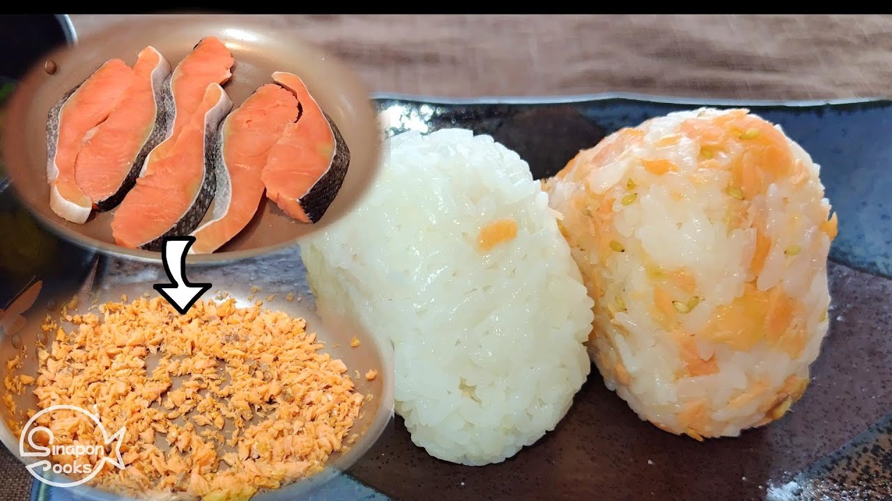 Make Salmon Flakes and Make Japanese Rice Balls 