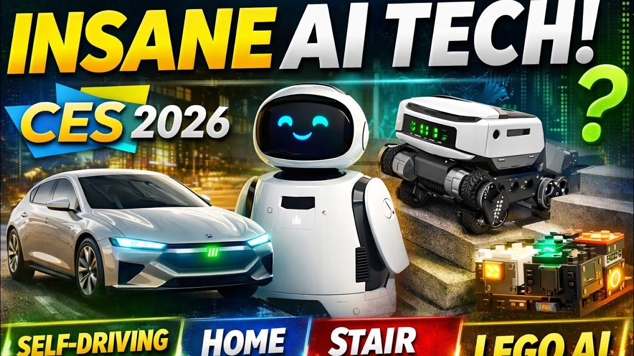 CES 2026 INSANE AI Tech! Alpamayo, LG CLOiD Robot, Roborock Saros + Intel & LEGO Smart Bricks