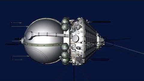 Hybrid edge and shader render, rolling Vostok capsule,