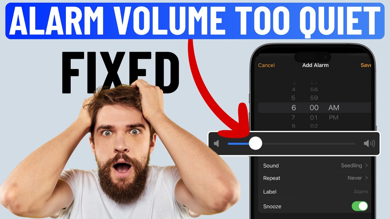 Alarm Too Quiet Iphone 17