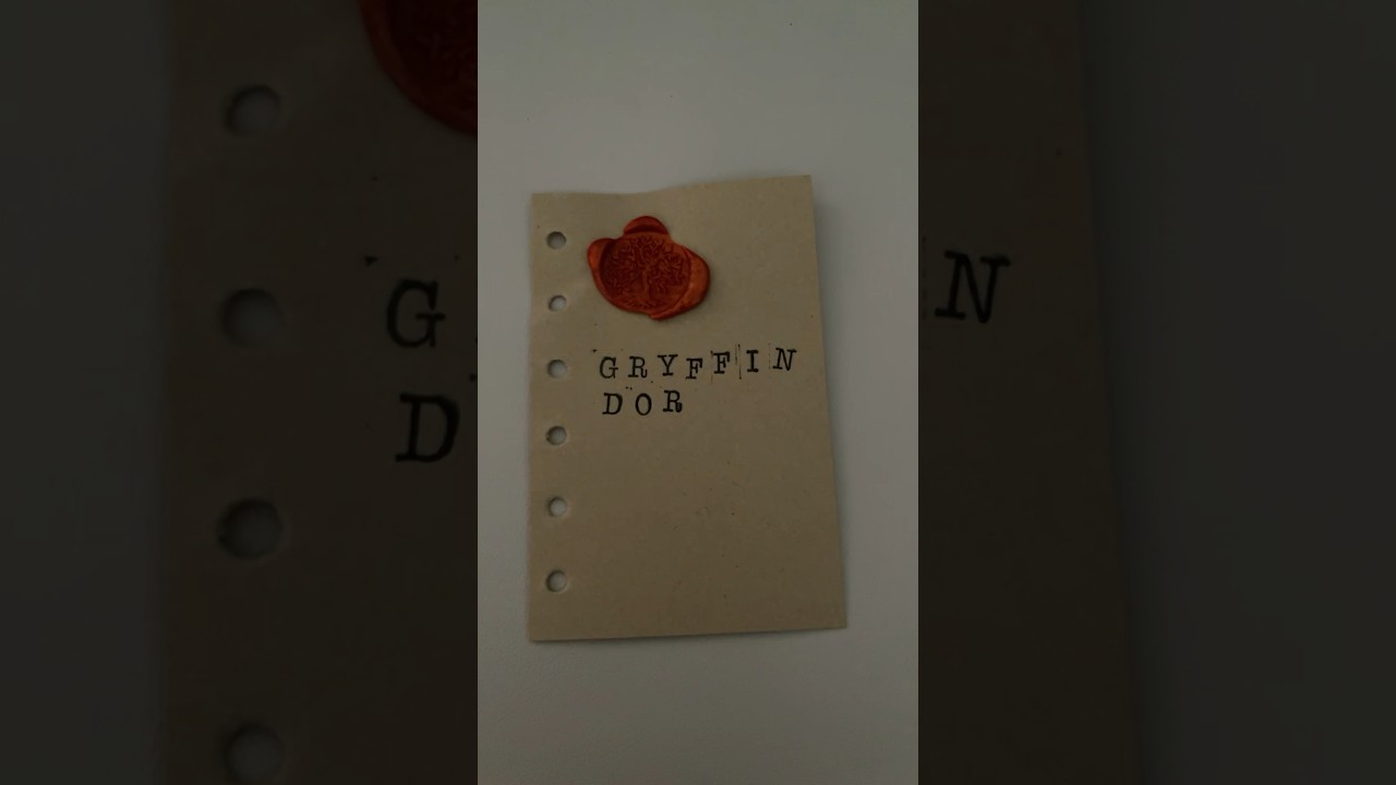 Hogwarts inspired Harry Potter wax seal stamps 