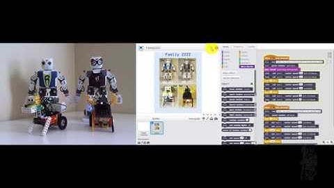 Controlling 4 robots with EdBot tools and Scratch