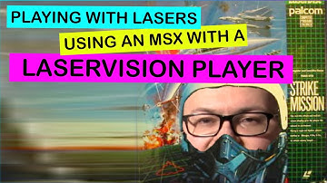 Playing with Lasers: Using an MSX with a LaserVision Player  #Retro #Retrocomputing #Retrocomputers