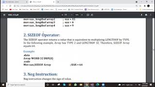 COAL | Lab 08 (Part 1) | Assembly Language Procedures | 6/26/2021