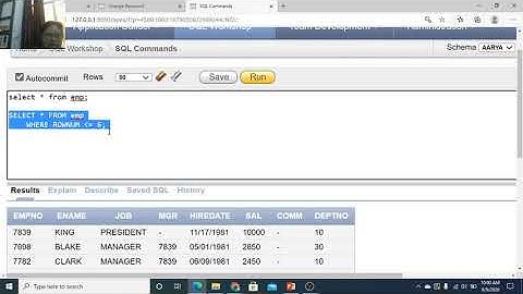 Lecture 2.18 | DBMS | SQL | ROWNUM command in SQL | Dr. Pushpa Choudhary