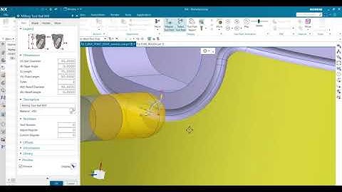 Hướng dẫn tạo đường dao Curve Point Drive trong NX CAM 5 trục (5 Axis)