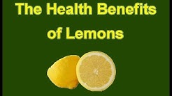 The Health Benefits of Lemons