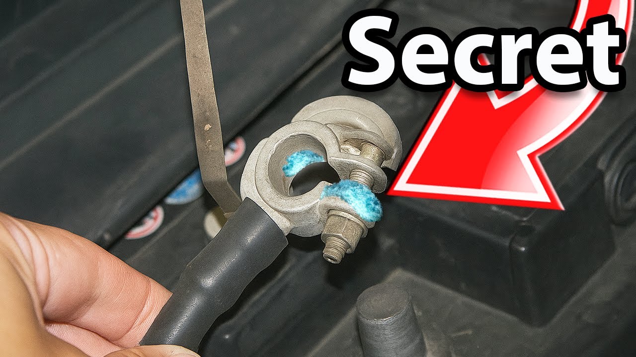 ПРОСТОЙ и НАДЕЖНЫЙ СПОСОБ избавления от ОКИСЛЕНИЯ КЛЕММ на аккумуляторе ...