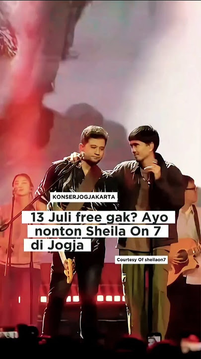 🗣️Sheila On 7 di Jogja