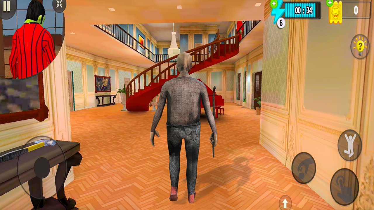 Play as Grandpa in Scary Stranger's House Gameplay