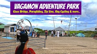 Vagamon Adventure Park... Glass Bridge, Paragliding, Zip Line, Sky Cycling, Trampoline and more...