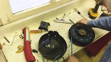 The Trouble / Work Light was not retracting, let