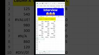 How to Sum when Error Available #shorts
