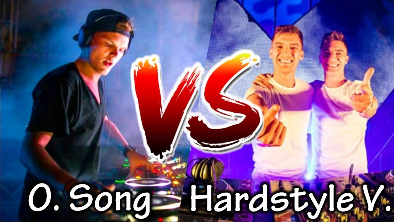 ORIGINAL SONG VS HARDSTYLE VERSION 1 YouTube