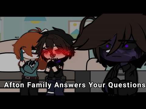 Afton Family Answers Your Questions | Gacha FNAF ⫯ Afton FAMILY ⫯ Gacha AFTON||