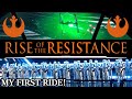I rode rise of the resistance for the first time at disneyland it was amazing