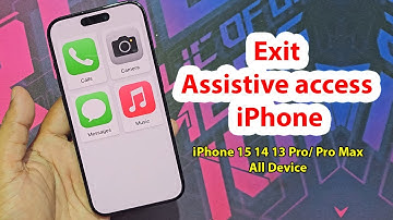 How to turn off assistive access on iphone