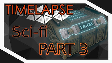 Sci fi Chest Timelapse (Blender 3.1.2 & Quixel Mixer) Part 3 Final Animations & Shader