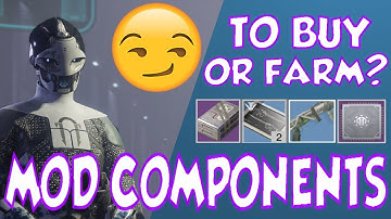 Destiny 2 Black Armory - SHOULD YOU BUY MOD COMPONENTS FROM ADA-1?  BUY VS. FARM!