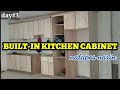 (day#3) BUILT-IN KITCHEN CABINET...meron na pinto at drawer...natapos narin/Kulotz Nacua tv