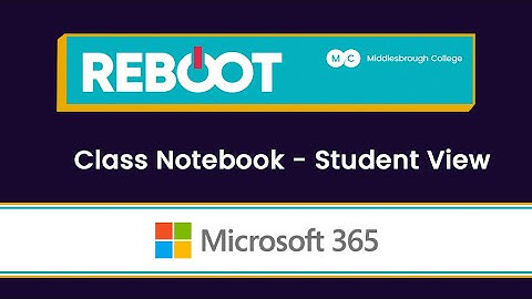 Class Notebook   Student View YouTube Video