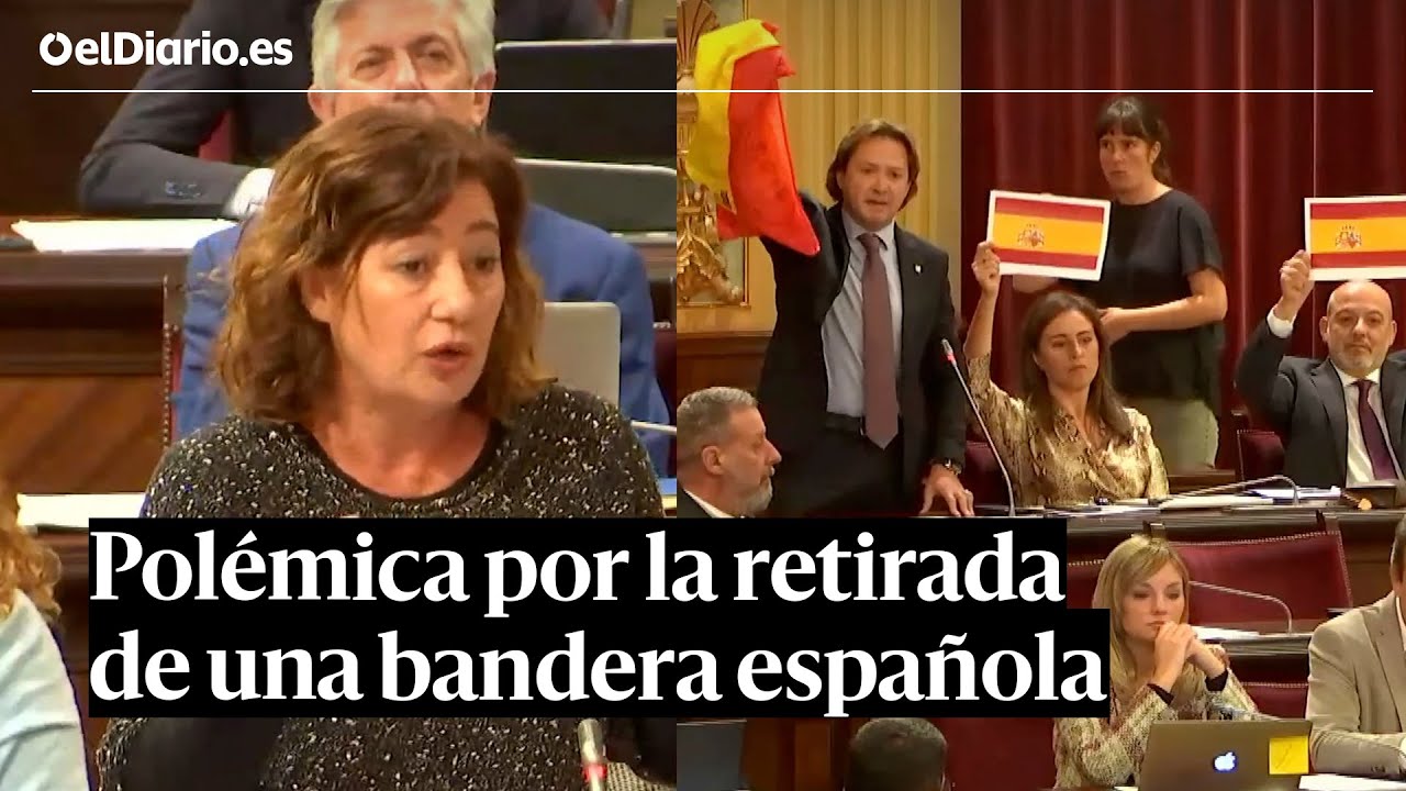 La presidenta balear, a Vox tras las amenazas a la profesora por la bandera de España: 