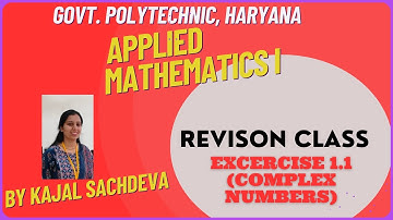 Chapter 1 Ex 1.1 || Applied Mathematics I || Govt Polytechnic College|| Haryana