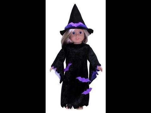 american girl doll witch costume