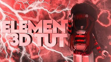 ROBLOX ELEMENT 3D CHARACTER TUTORIAL (AFTER EFFECTS)