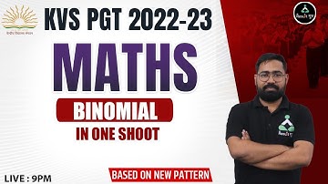 (Class-4) Binomial | One Shot Video | KVS PGT 2022-23 | Gyan Sir | Result Guru