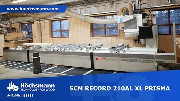 SCM RECORD 210AL XL PRISMA (Höchsmann Klipphausen)