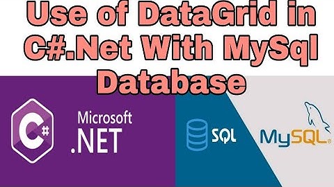 DATAGRID in C #  .NET Windows Form App , with MySQL DataBase