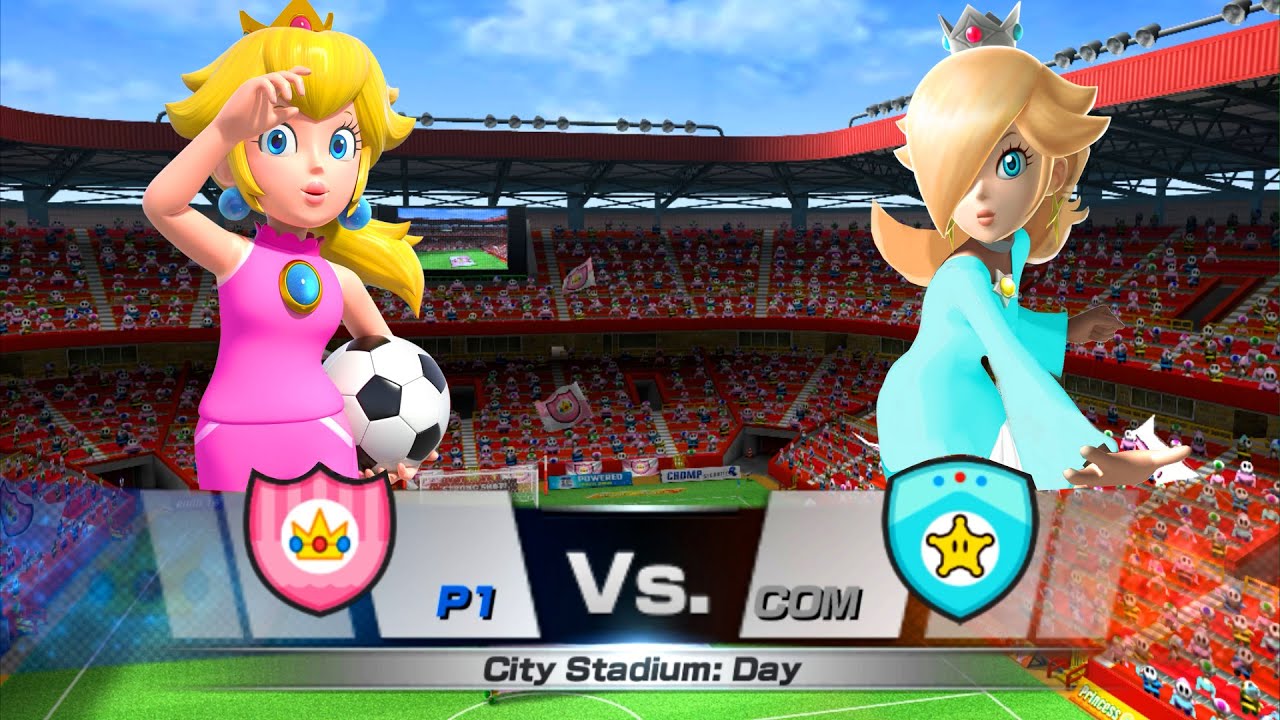 マリオスポーツ スーパースターズ】フットボールピーチチーム(CPU最強