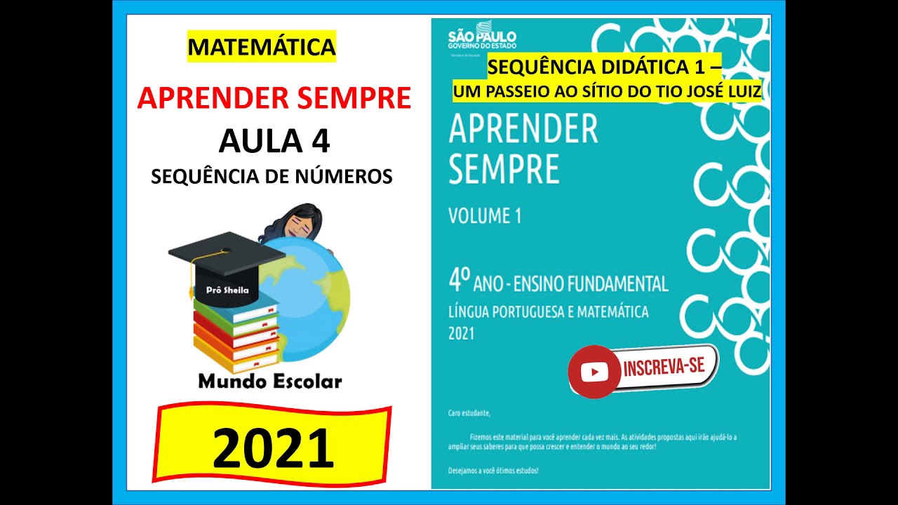 Caderno Do Professor Aprender Sempre 2021 Volume 4