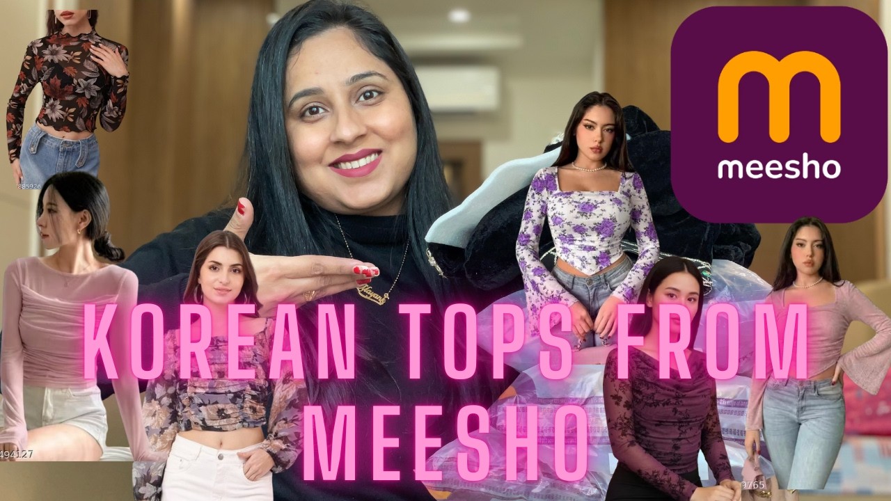 Meesho Korean Tops & Tunics Under ₹450 💸 Affordable Finds!