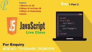 JavaScript Day 1 Part 2