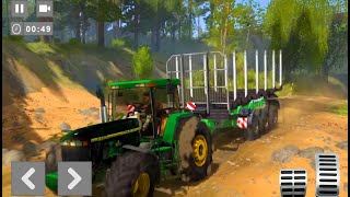 Cargo Tractor Trolley Simulator Farming Game 2020 Android Gameplay screenshot 5