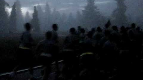 PLU ROTC: Battalion Run 08FEB2012