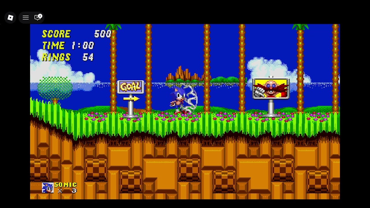Classic Sonic Simulator V14 Sign Post Goal TEST #2