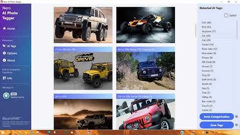 Nero AI Photo Tagger – AI accelerated photo tagging