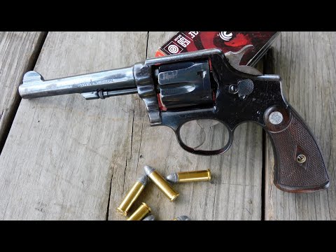 Old Smith And Wesson 38 Revolver