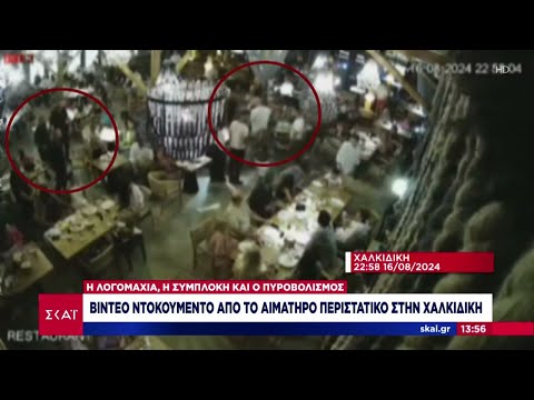 Βίντεο ντοκουμέντο από το αιματηρό περιστατικό στην Χαλκιδική | Μεσημβρινό Δελτίο | 18/08/2024