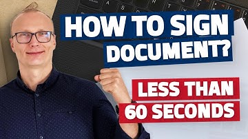 How to sign a document? (Qualified Electronic Signature Certum)
